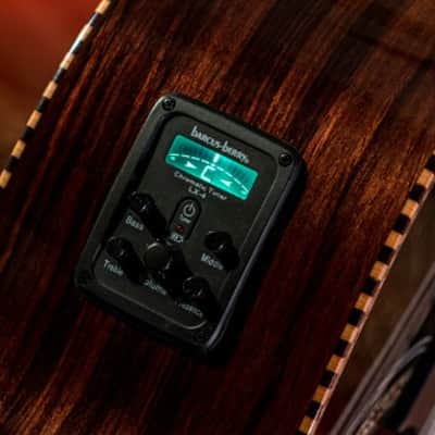 Oscar Schmidt OH32SEQR | Bajo Quinto Acoustic / Electric, Quilt Trans Red. New with Full Warranty! image 7
