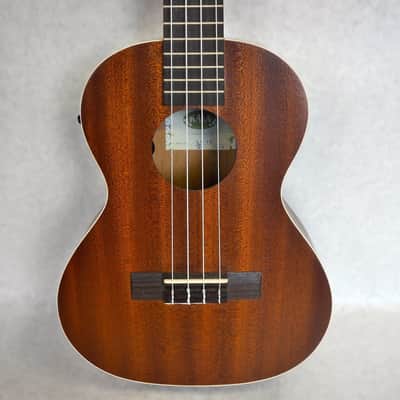 Kala KA-TEME Exotic Mahogany Series Acoustic/Electric Tenor Ukulele w/ EQ Satin Natural