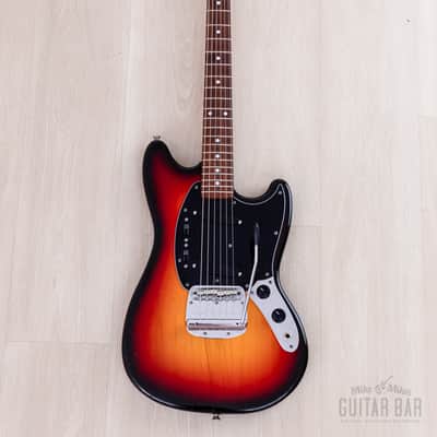 1997 Fender Mustang MG69-65 Sunburst '70s-Spec Non-Catalog Finish, Japan CIJ image 2