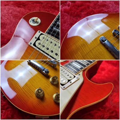 Aria Pro II LS-800VD Leopard Model 1980 - Cherry Sunburst - Les Paul Standard - Made In Japan - MIJ image 11