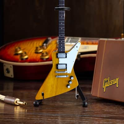 Lynyrd Skynyrd Allen Collins Natural Guitar Replica Miniature Collectible image 5