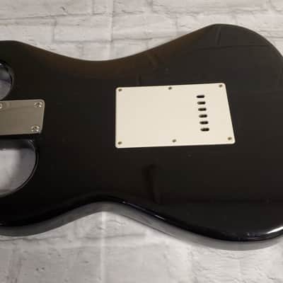 2000 Squier Stratocaster Special Edition SE Full Thickness Body Black image 6