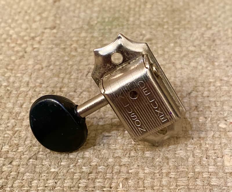 Vintage 1960's Single Kluson Deluxe "Double Line" Guitar Tuner-Tuning Key Treble Side G-B-E image 1