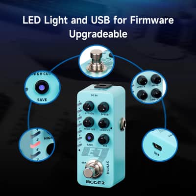MOOER E7 Polyphonic Guitar Synth Pedal Electronic Synthesizer, (Price includes the import duty for US buyer) image 6