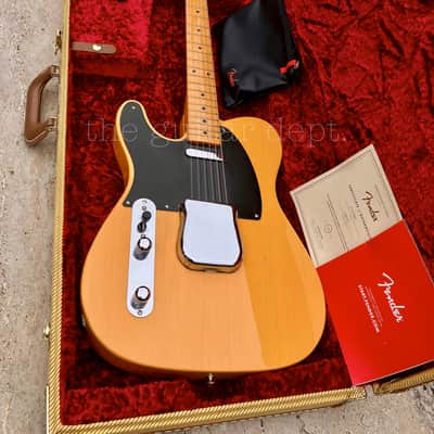 ♚RARE♚CLEAN♚2019 FENDER American '50's Original TELECASTER♚LEFT HANDED♚7.3 LBS !♚ FAT NECK LEFTY ! image 4