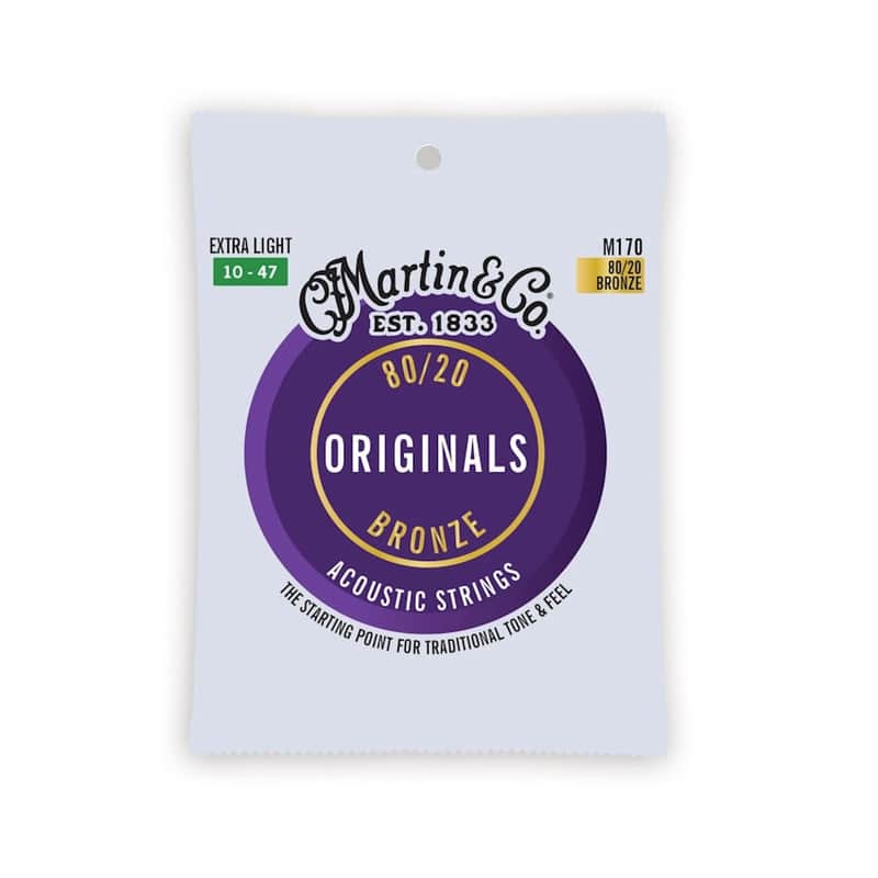 NEW Martin Original 80/20 Bronze Acoustic Strings - Extra Light - .010-.047 image 1