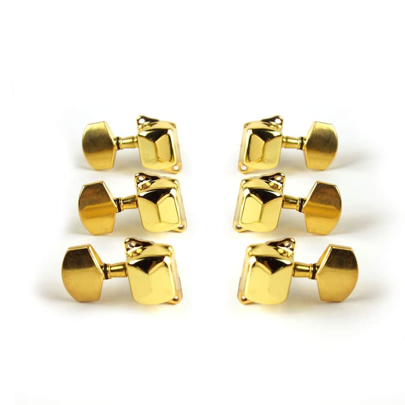 3L3R Covered Gear Guitar Tuning Keys Tuners Head Pegs ,Gold plated image 1