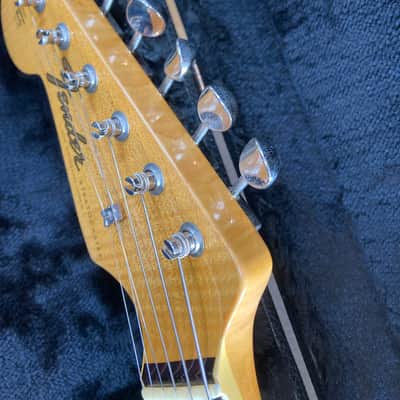 LEFTY Strat, Fender Custom Shop flame maple bound neck, CuNiFe pick ups, MJT image 9