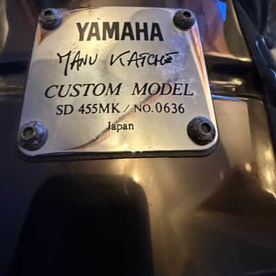 Yamaha Manu Katché 14" x 5.5" signature snare drum seamless 2nd Gen (SD455MK) image 2