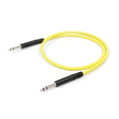 Redco/Mogami TT to TT Professional Studio Patch Cable - Yellow, 24"