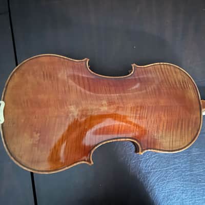 Quinlan & Fabish Monteleone 16.5" hand carved viola, Brazilwood bow and Bobelock Obleck case image 11