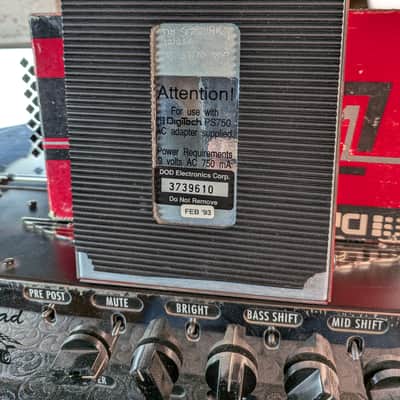 Digitech Whammy WH-1 Pedal w/Power Supply & Original Box (1993) image 2