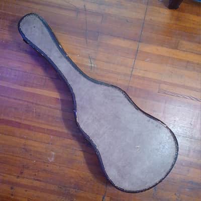 Kamico 14 Fret Parlor guitar 1950s Tobacco burst With Chipboard Case RARE image 11