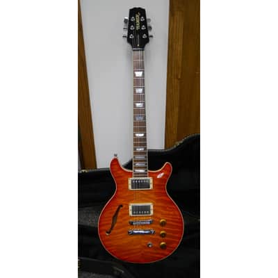 Hamer Artist Custom '59 Sunburst Semi Hollow Body Cherry Burst 1996 image 5
