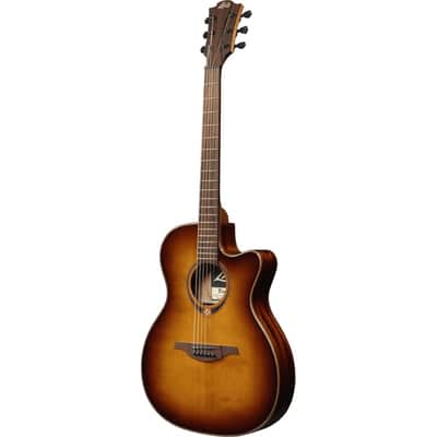 Lag Tramontane T118ASCE-BRS |  Auditorium Slim-Body Cutaway Ac/El, Brown Shadow. New with Full Warranty! image 3