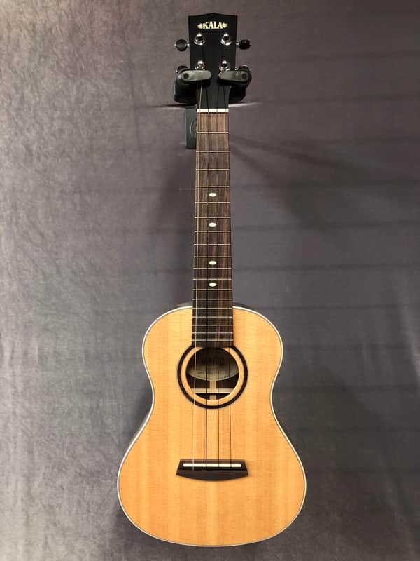 Kala Prototype Rosewood Spruce Top Tenor Ukulele w/ Olive Tweed Hard Case and D'addario Humidifier image 1