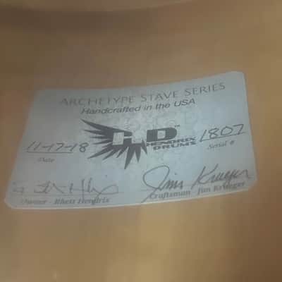 Hendrix Drums Archetype Stave Series 2018 image 5