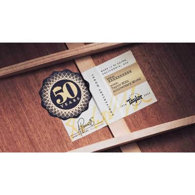 Taylor 50th Anniv. 314ce LTD Grand Auditorium Sapele/Torrefied Spruce Acoustic Electric Guitar image 8