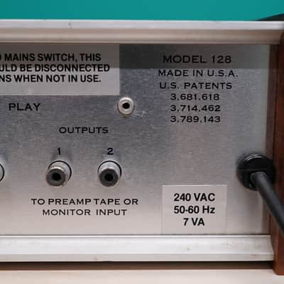 dbx 128 Dynamic Range Enhancer / Noise Reduction System 1970s - Black imagen 5