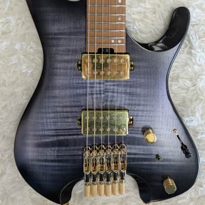Mint Ibanez Q52FMGDRL Q Standard Headless Guitar, Deep Twilight Burst Low Gloss image 3