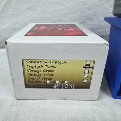 Atomic Tone Art Series Triptych Twins Boost / Overdrive / Distortion / Fuzz Pedal with Box image 2