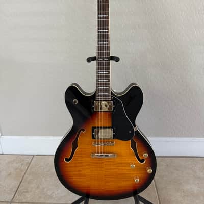 Peavey JF-1 Hollowbody Electric Guitar 2010s - Sunburst image 1