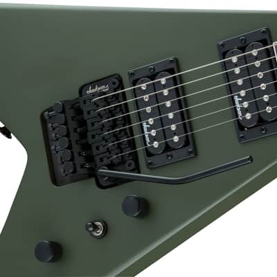 Jackson JS Series King V JS32 Electric Guitar. Amaranth FB, Matte Army Drab image 7