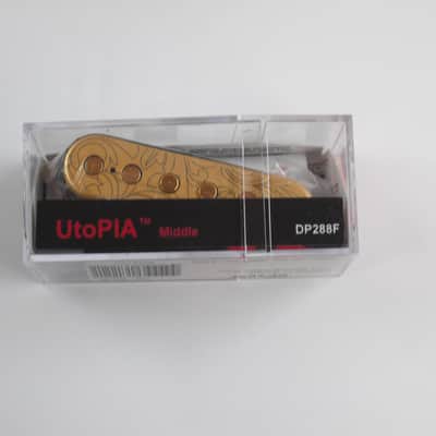 DiMarzio Utopia Middle Single Coil Pick-up Satin Gold DP 288 F