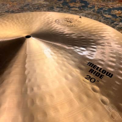 RARE Vintage Paiste SOUND CREATION 20” MELLOW Ride Sizzle 2462 g CLEAN Almost Flat image 5
