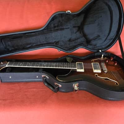 PRS SE Hollowbody II Piezo - Black Gold Burst image 10
