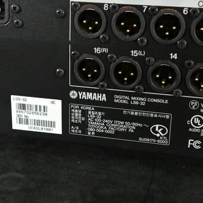 Yamaha LS9-32 32-Input Digital Mixing Console CG0140T image 11