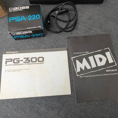 Roland PG-300 Synthesizer Programmer 1985 - 1989 - Black image 3