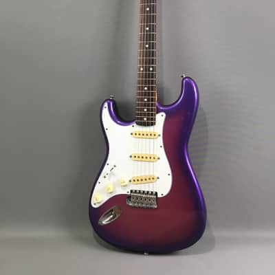 LEFTY! Vintage Fender Stratocaster 1987 Purple Haze Sunburst Metallic Rare Strat Guitar Relic Kuwabara 7.2 lb HSC image 20