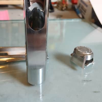 Lawton 8B Metal Alto Mouthpiece - Stainless Steel image 2