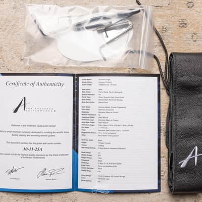 Tom Anderson Guardian Angel - Natural Black Burst #10-11-25A image 25