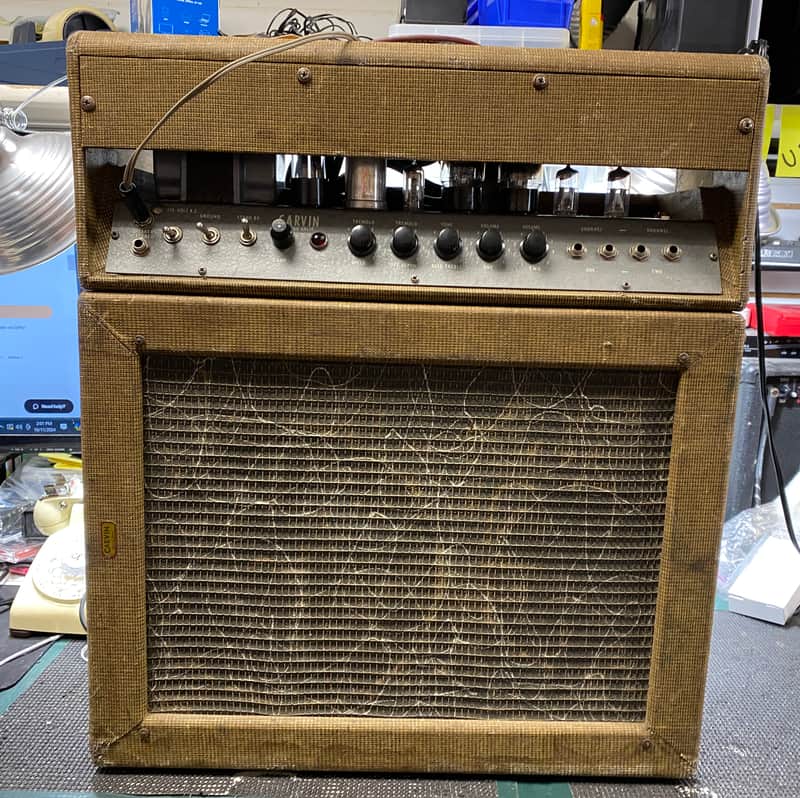 1960's Carvin Model 12 - 25 Watt Tube Amp With 12"/8" Cab image 1