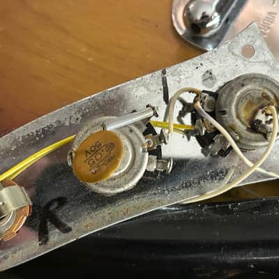 Vintage Fender Mustang Body Partially Loaded 1971 - Sunburst image 12