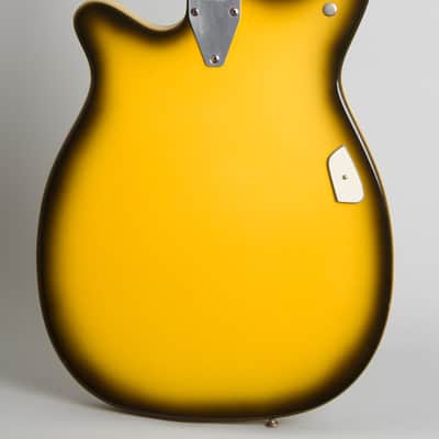 Micro-Frets Golden Melody Semi-Hollow Body Electric Guitar (1969), ser. #1411, original black tolex hard shell case. image 4