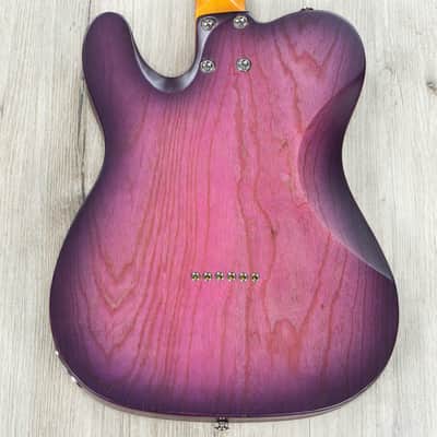 Mint Schecter Guitars 667 PT Special Guitar, Rosewood Fretboard, Purple Burst Pearl image 4