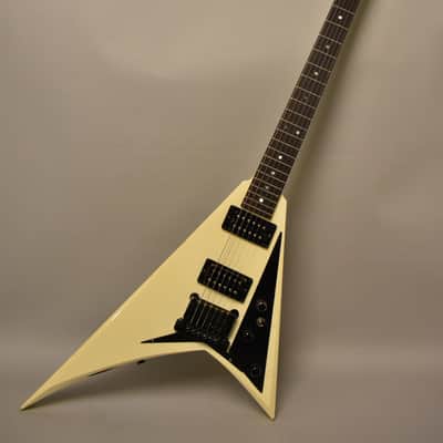1984 Jackson RR1 Randy Rhoads Student Model Ivory White w/OHSC image 2
