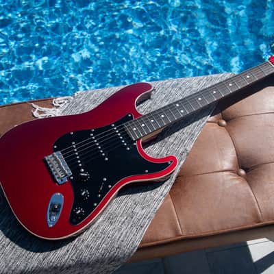 Fender AST Aerodyne Stratocaster - Old Candy Apple Red w Matching HS - Made in Japan - Pro Set-Up w Perfect Frets/Action/Intonation! image 14
