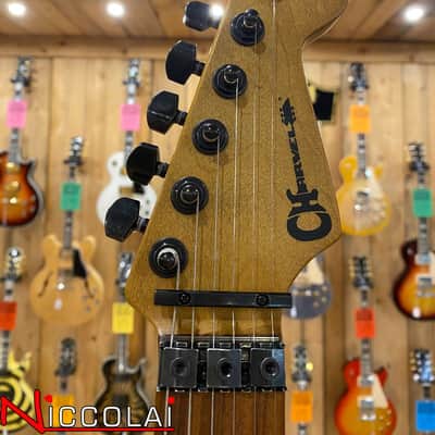 CHARVEL Pro-Mod Relic San Dimas Style 1 HH FR PF, Pau Ferro Fingerboard, Weathered Black image 6