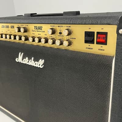 Marshall JCM 2000 TSL 602 Triple Super Lead 3-Channel 60-Watt 2x12" Combo 2000s - Black image 2