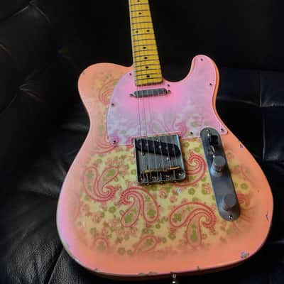 Nash T-68P Paisley Telecaster Electric Guitar - Medium Aging - T68 image 1
