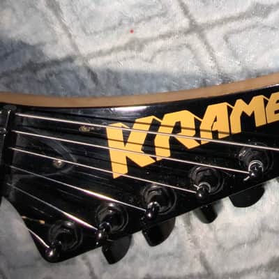 Final Reduction!  1986 Kramer Nightswan in Gloss Black with Blue Polka Dots! All Original! image 6
