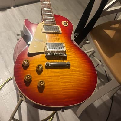 Gibson Custom Shop Historic R8 Les Paul Vintage Cherry Sunburst VOS Left Handed image 21