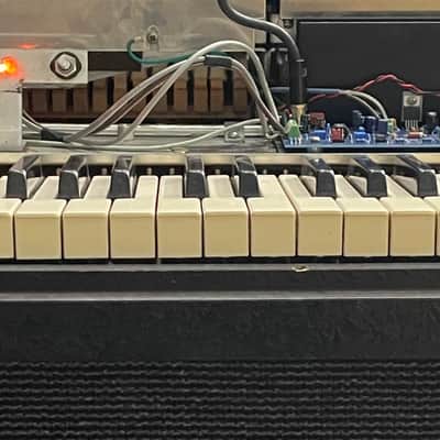 Wurlitzer 214A Electric Piano - Black - Rare - (200A) image 6