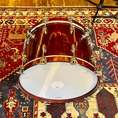 Gretsch Stop Sign 22” x 16” bass kick drum 1970’s 1980 Mahogany original vintage USA image 7