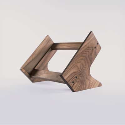 Elektron Module Stand in Walnut - 45 Degree Angle Edition - for Digitakt, Digitone, Syntakt, and Analog Heat image 2