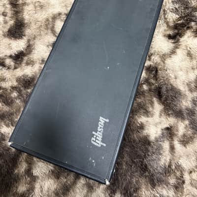 1969-1972 Gibson Les Paul Vintage Rectangular Guitar Hard Case - Black / Purple image 2